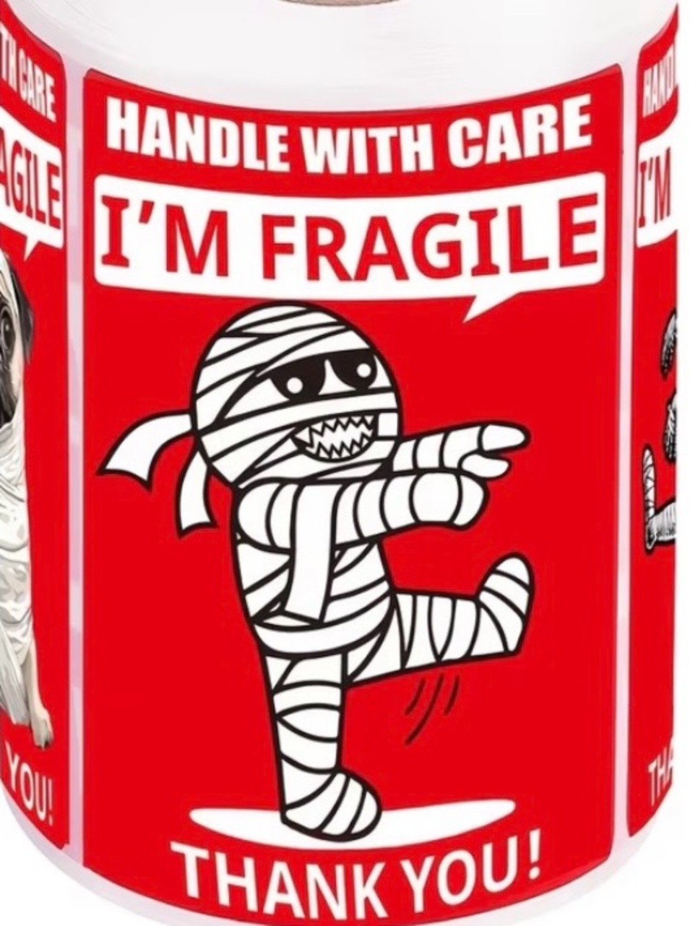 FRAGILE STICKERS SET OF 50 ASSORTED - Picture 2 of 2